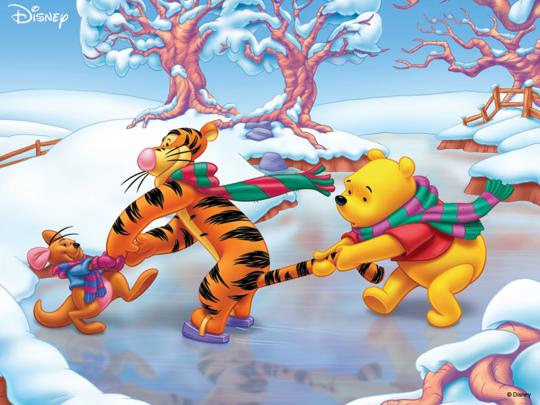 winnie, The, Pooh, Disney, Christmas Wallpapers HD \/ Desktop and Mobile 