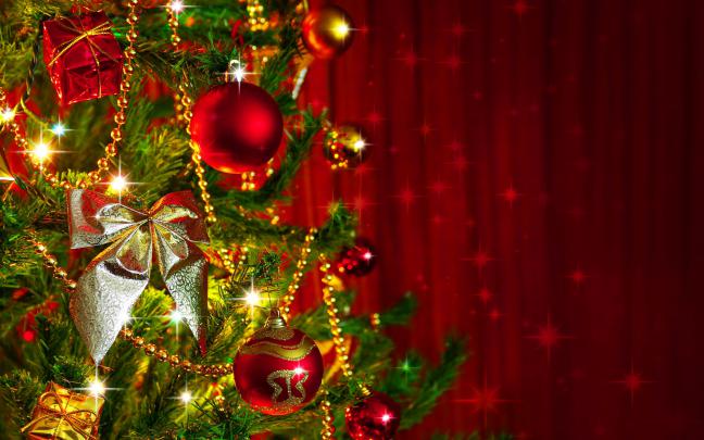 Christmas tree decoration wallpaper