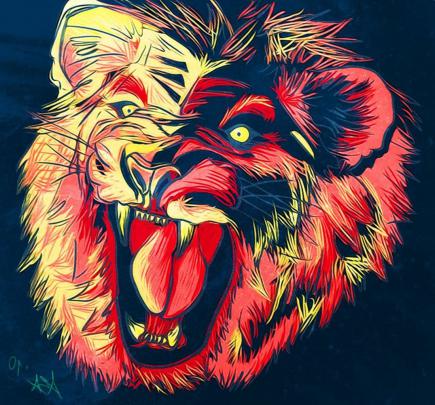 Abstract Lion Art Desktop Wallpapers - Top Free Abstract Lion Art 