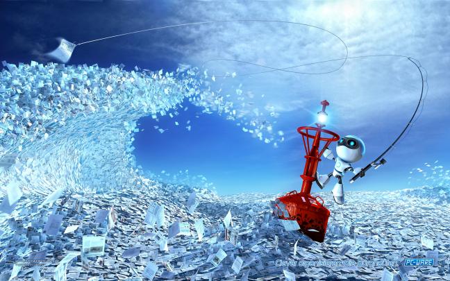 PC-Ware B\u00fcronauten by pixelwg - Desktop Wallpaper
