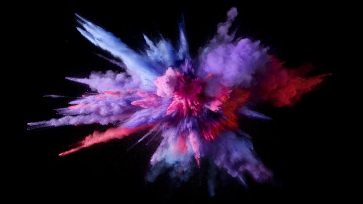 Download 1920x1080 Wallpaper Mac Os Sierra Color Splash Purple, Full Hd 