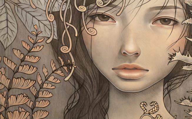 Women Gray Audrey Kawasaki Artwork 2 Wallpapers HD \/ Desktop and Mobile 