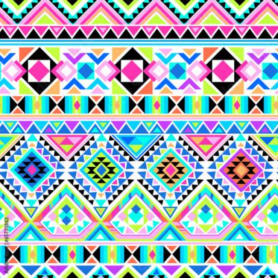 \u0026quot;neon aztec print ~ seamless background\u0026quot; Stock image and royalty-free 