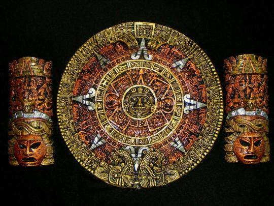 Free download Aztec Calendar Drawing [1600x1200] for your Desktop 