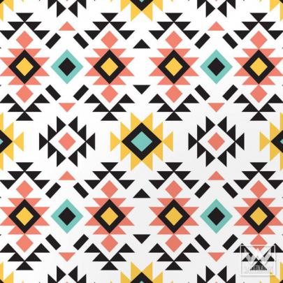 Tribal Aztec Print Pattern Removable Wallpaper DIY Decor \u2013 Wallternatives