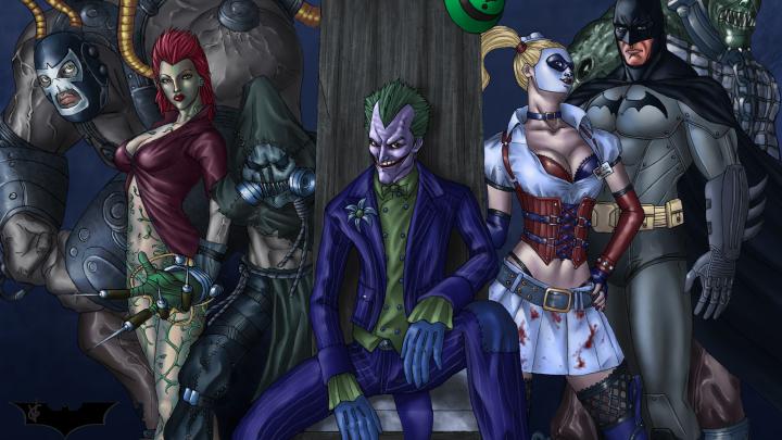 Art Batman Arkham Asylum 4k superheroes wallpapers, joker wallpapers 