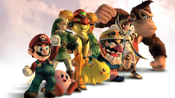Wallpaper : 1920x1080 px, Donkey Kong, Kirby, Link, Metroid, Pikachu 