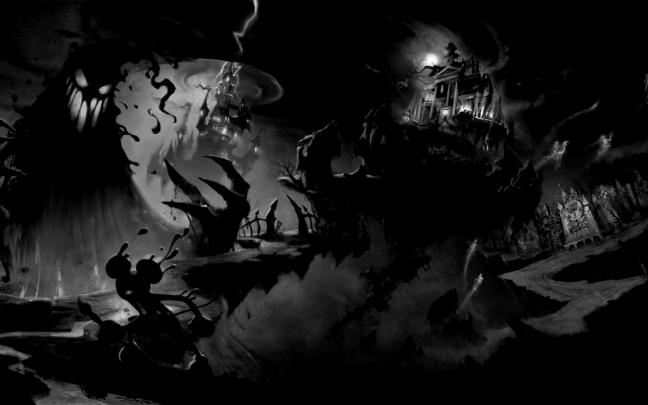 Free download Disney mickey mouse horror halloween haunted wallpaper 