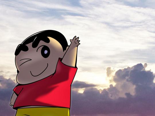 Wallpaper Sad Shin Chan Images - doraemon