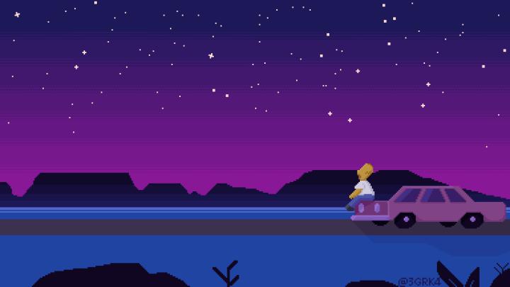 simpsons wallpaper 1920x1080 : PixelArtWallpapers