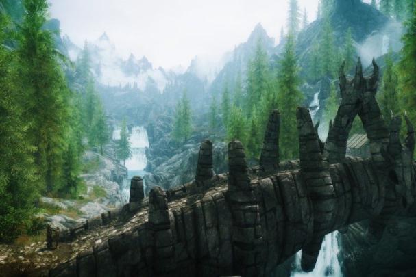 Skyrim Scenery Wallpaper \u00b7\u2460 