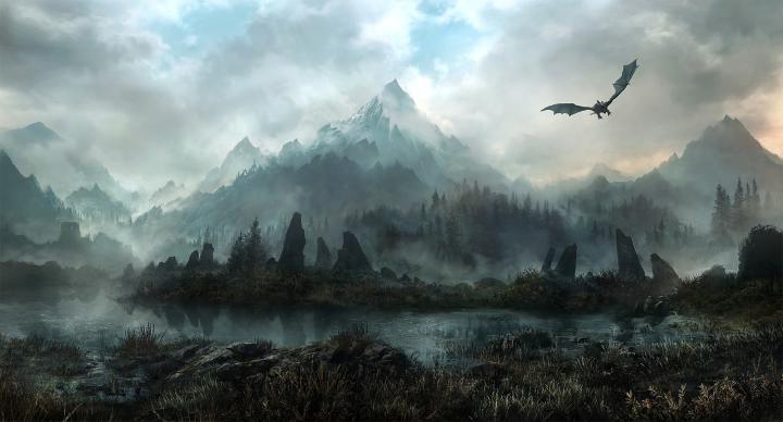Skyrim Scenery Wallpaper \u00b7\u2460 