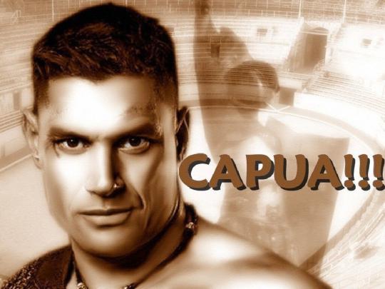 The character Crixus from Spartacus Blood and Sand likes to scream that 