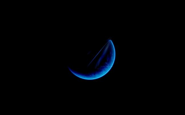 Free download Download Wallpaper 1920x1080 moon light blue black Full 
