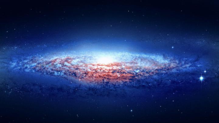 Download Wallpaper 1920x1080 galaxy, space, stars, light, energy Full 