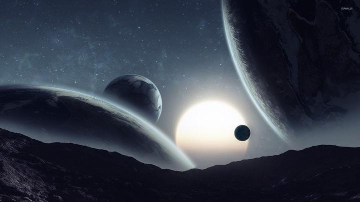 Planets guarded by sun wallpaper - Space wallpapers - #46266