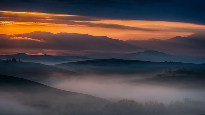 The setting sun Mac Wallpaper Download | AllMacWallpaper