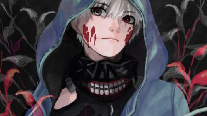 anime games, anime boys, heterochromia, anime, mask, Tokyo Ghoul 