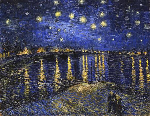 Starry Night Over The Rhone Painting by Vincent Van Gogh