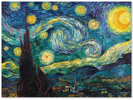 Trademark Global Vincent van Gogh \u0026#39;Starry Night\u0026#39; Canvas Art - 47 