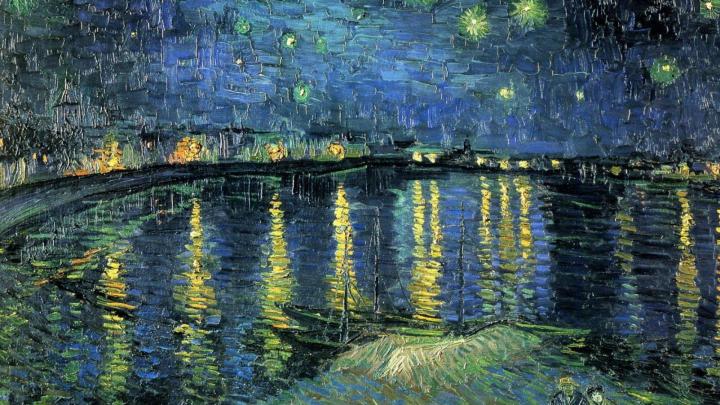 Starry Night Over The Rhone Wallpaper -