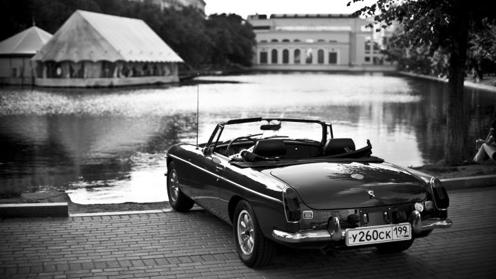 Download Wallpaper 1920x1080 car, sulfur, retro, convertible Full HD 