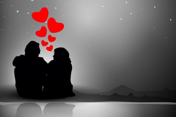 Love Hearts Background \u00b7\u2460 
