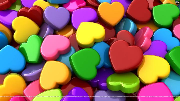 Rainbow Heart Wallpaper \u00b7\u2460 