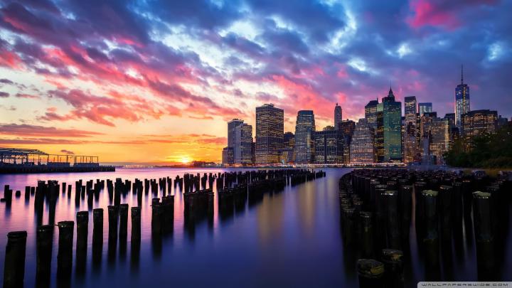 New York Sunset Wallpapers - Top Free New York Sunset Backgrounds 
