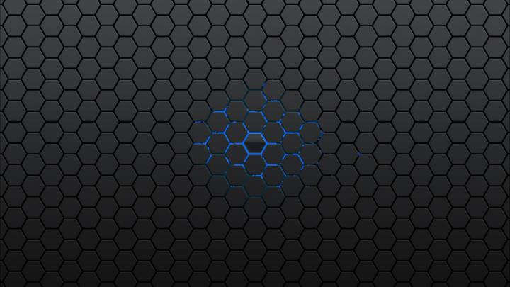 Free download Blue honeycomb pattern wallpaper Wallpaper Wide HD 
