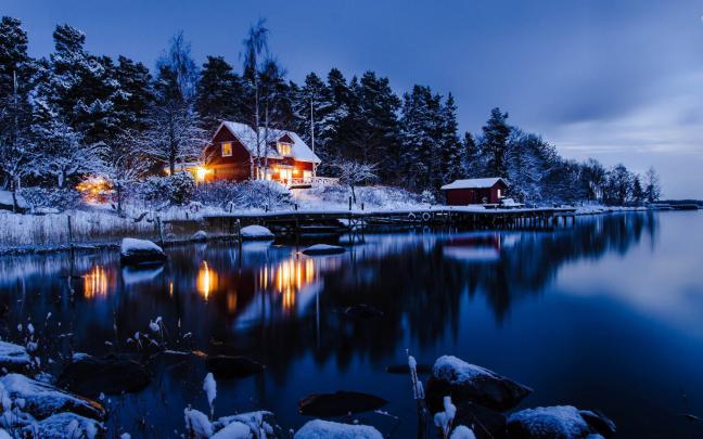 Free download Lakeside house wallpaper Wallpaper Wide HD [1920x1080 