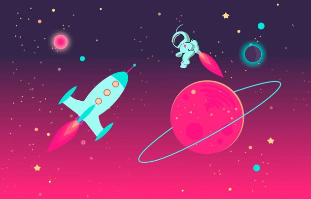 Cartoon Astronaut Space Wallpapers - Top Free Cartoon Astronaut Space 