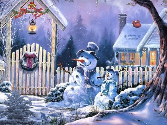 Best 39+ Old Fashion Snowman Winter Wallpaper on HipWallpaper | Cute 