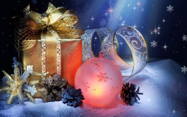 3D Christmas Backgrounds \u00b7\u2460 