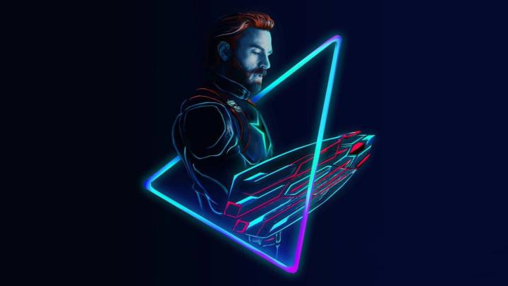 Neon Avengers 1920x1080 Desktop Wallpapers (based on artwork by 