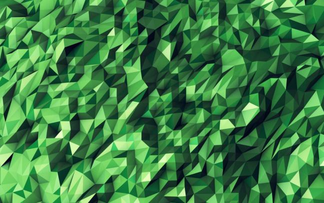 Free download 1920x1080 Green Abstract Geometric Shapes desktop PC and 