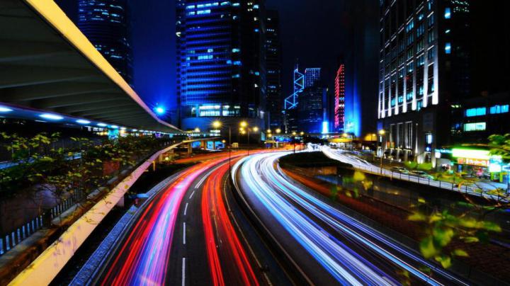 Light Trails In City Free Desktop wallpaper | travel and world 