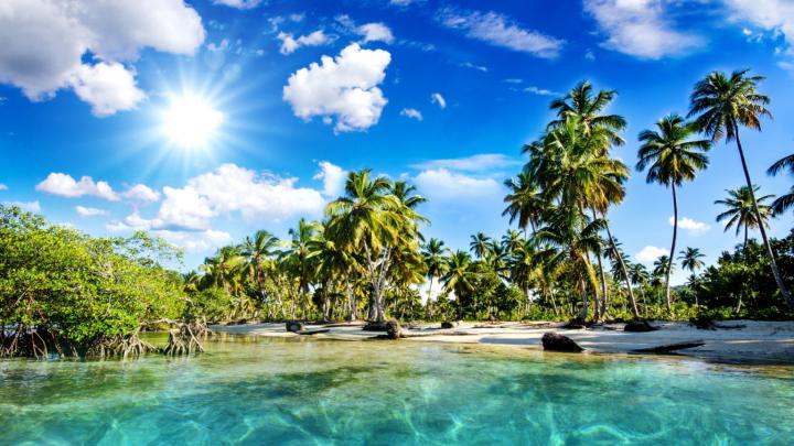 Free download Terra Island Natureza Tropical Beach Papel de Parede 