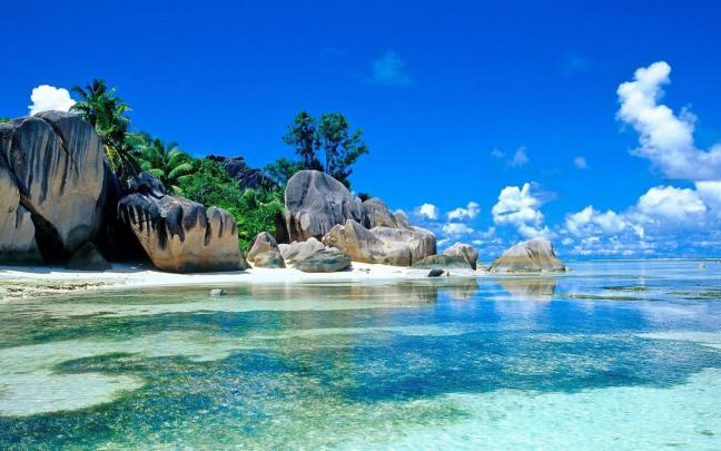 Free download Beautiful tropical beach hd wallpaper 19201080 