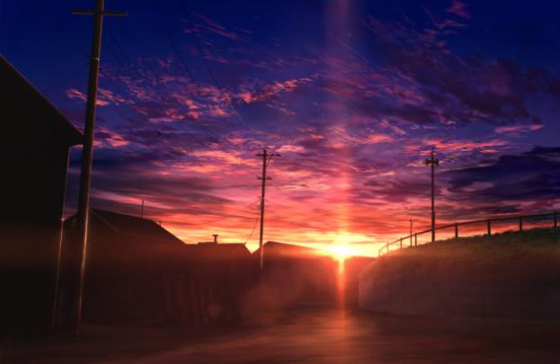 Wallpaper City, Sun, Sunset, Reflection, Art, Vector - Vector City 