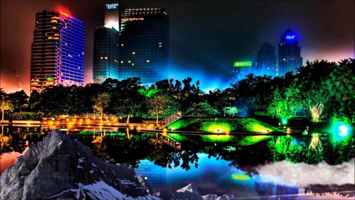 City Lights Background \u00b7\u2460 
