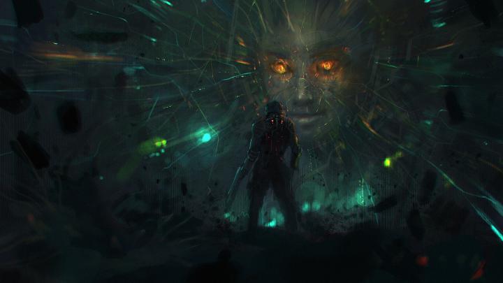 1920x1080 Wallpaper Futuristic Girl Cyberpunk Cyborg Helmet HD 