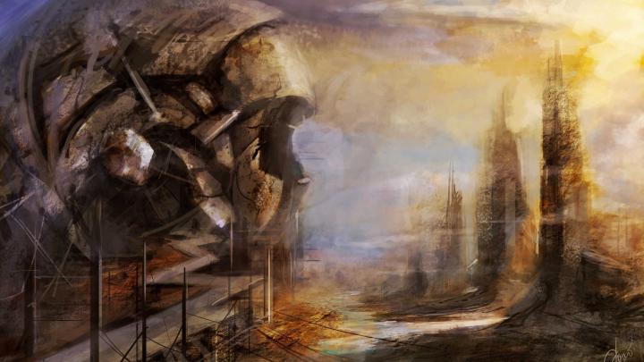 futuristic fantasy art science fiction artwork 1920x1080 wallpaper High 