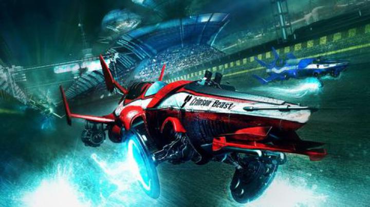 futuristic wipeout digital art vehicles 3d wipeout hd races speedway 