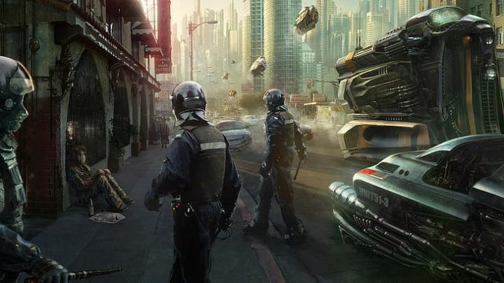 HD wallpaper: Futuristic metropolis, futuristic city buildings, fantasy 