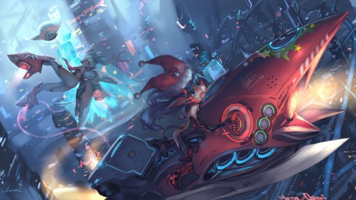 futuristic fantasy art artwork anime girls 1920x1080 wallpaper \u2013 Art 
