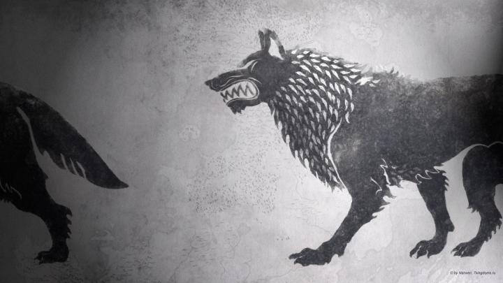 game of thrones a song of ice and fire sigil fan art hbo house stark 