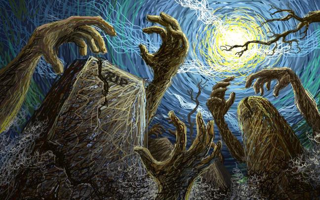 Zombie Backgrounds (67+ images)