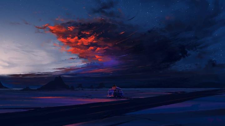 david is going to die | Road painting, Digital painting, Purple painting