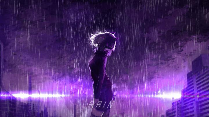 Purple Anime Aesthetic 1920x1080 - Wallpaper Funniest